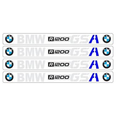 Imagem de Adesivo Refletivo Compatível com BMW - Logo - Cromo Sign