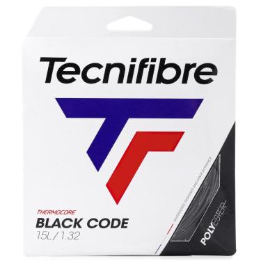 Imagem de Corda Tecnifibre Black Code 15L 1.32mm - Set Individual - Preta