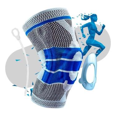 Imagem de Joelheira De Compressão, Anel Silicone E Fio Aço Flexível Co