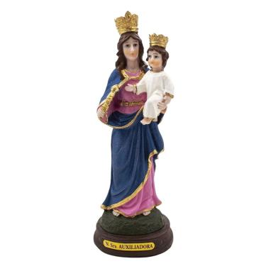 Imagem de Imagem Nossa Senhora Auxiliadora Resina 15 Cm