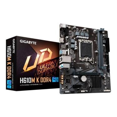 Imagem de Placa Mãe Gigabyte H610M-K Ddr4 - Lga 1700 - Micro Atx