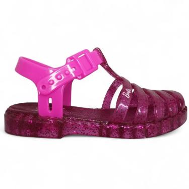 Imagem de Sandalia Infantil Menina Barbie Duo Glitter Borracha 22459