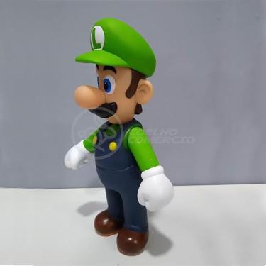 Imagem de Boneco Action Figure Luigi Articulado 23cm Super Mario World