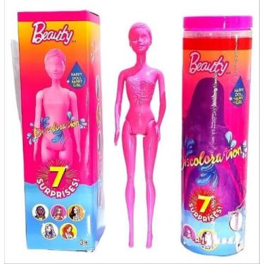 Imagem de Boneca Fashion Tipo Barbie Surpresa Revela Cor Na Água - Soberana Brin