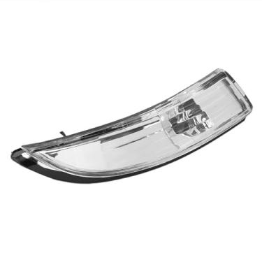 Imagem de Acessórios do carro espelhos laterais led, indicador de luzes indicadoras de direção, lente indicadora de espelho de asa de porta clara se encaixa para mk7/mk7.5