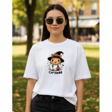 Imagem de Camiseta Capivara Hallowen Blusa Tshirt Malha 100% Algodão - Genérica,