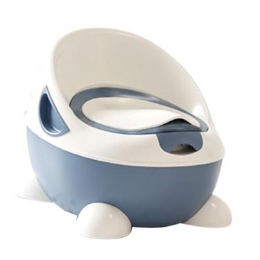 Imagem de Generic Cadeira Penica Infantil Fofa Com Alça, Base Sólida, para Treinamento Independente de Banheiro, Crianças (Azul)