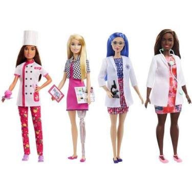 Imagem de Barbie Profissões Boneca com Roupas e Acessórios Temáticos Unitário - 