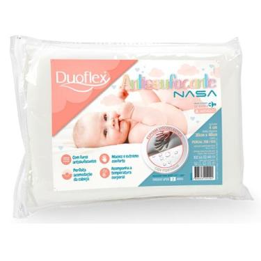 Imagem de Travesseiro antissufocante nasa 4 cm duoflex