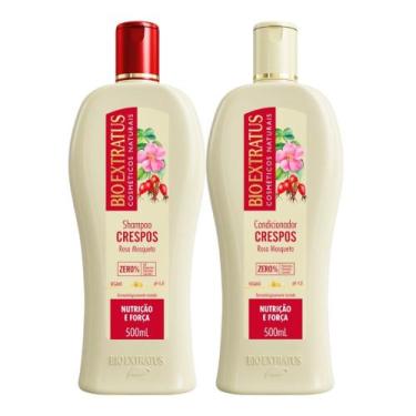 Imagem de Kit Crespos 1 Shampoo 1 Condicionador 500ml Bio Extratus - BIOEXTRATUS