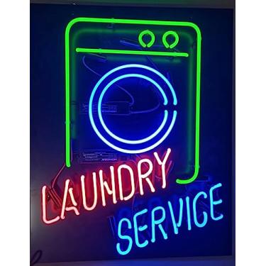 Imagem de COONidos Placas De Neon Para Cerveja, Bar, Clube, Quarto, Serviço Lavanderia, Limpeza E Lavagem, Placa Vidro Escritório, Hotel, Pub, Café, Casamento, Festa Aniversário, Caverna Do Homem, Arte, Luzes