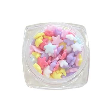 Imagem de Canetas de unhas 3D decorações coloridas coração arco lua estrela para arte de unhas DIY suprimentos de design acessórios