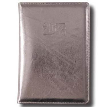 Imagem de Agenda 2026 Capa Em Pu Diária Executiva Couro Planner 192/168 FLS Anot