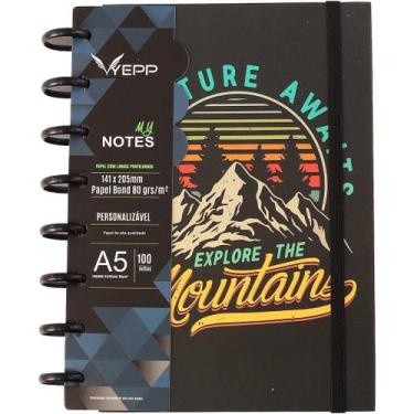 Imagem de Caderno Com Discos 100 Folhas Pautadas De Tamanho A5 14,1*20,5 CM - YE