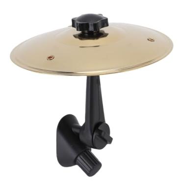 Imagem de GOWENIC Címbalo de Acidente de Carro, Aço Inoxidável, Tambor de Percussão Musical para Sedans, Suvs, Caminhões, Acessório de Condução Divertido para Entusiastas da Música (Ouro)