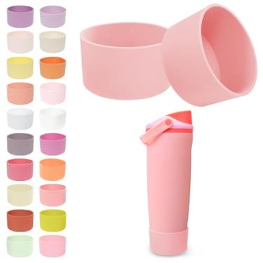 Imagem de Kaitiaki 2 peças de botas de silicone para garrafas e copos FreeSip Sway Owala de 850 g e 1,134 g – Antiderrapante, resistente a arranhões, realçador de estabilidade para acessórios Owala, disponível