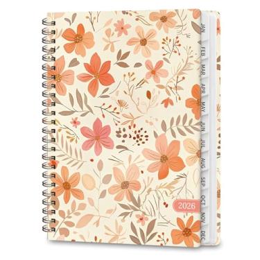 Imagem de Agenda 2026, agenda acadêmica, acessórios de mesa para casa, escritório e material escolar – A5 (15 x 21 cm)