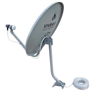 Imagem de Mini Antena Parabólica Externa Vivensis 60cm