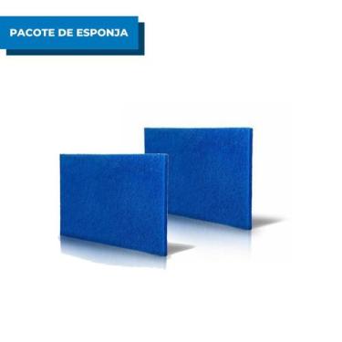 Imagem de Esponja Fibra Scotch Brite Azul 3m Não Risca 2 Unidades Bucha Lava Lou