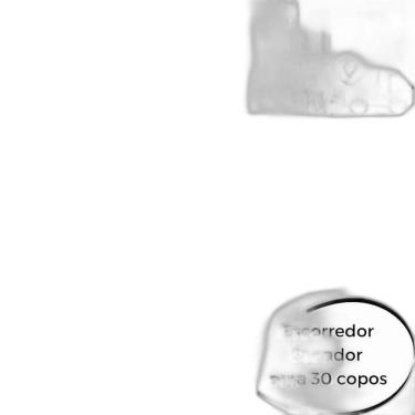 Imagem de Porta 30 Copos Escorredor Secador De Parede Bar Restaurante