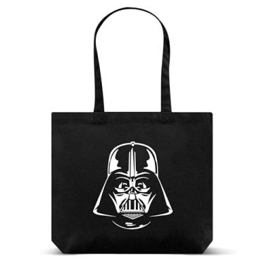 Imagem de Personalized.Design Sacola reutilizável Star Wars: Darth Vader - Bolsa de presente de festa de Natal - Comprador de ombro com alças, Preto, Large