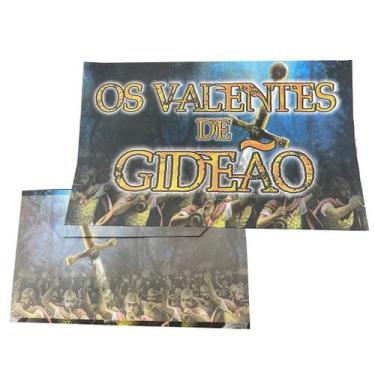 Imagem de Envelope Colado Os Valentes de Gideão - 100 Unidades - Papel Offset 70