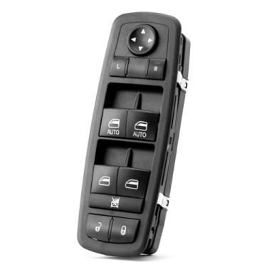 Imagem de Interruptor de janela Master Power Lado do motorista para Jp Grand Cherokee 2014-2020, Dodge Durango 2014-2015, conjunto de botão de controle de fechadura da porta da janela dianteira esquerda