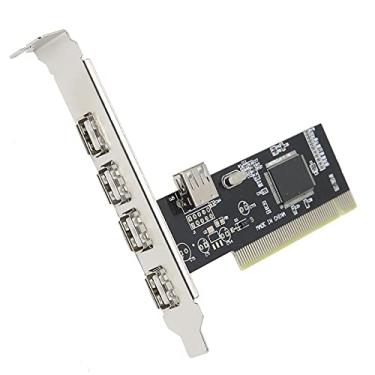 Imagem de Placa de Expansão Pci Conversor de Alta Velocidade 4 Portas Usb2.0 Hub Adaptador Universal Acessórios para Pc