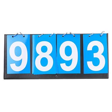 Imagem de Placar Brilhante de 4 Dígitos Com Basquete, Badminton, Nadando para Tênis de Mesa, Dispositivo de Goleiro Com Design Dobrável
