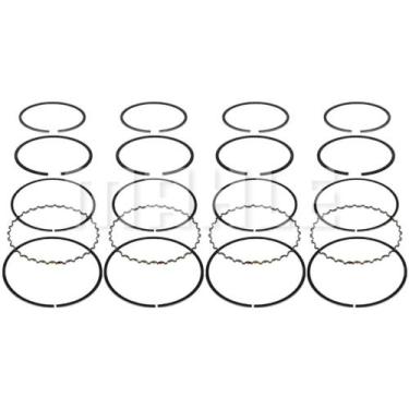 Imagem de Jogo de anéis do pistão Chevrolet Ipanema 1989 a 1998 - METAL LEVE