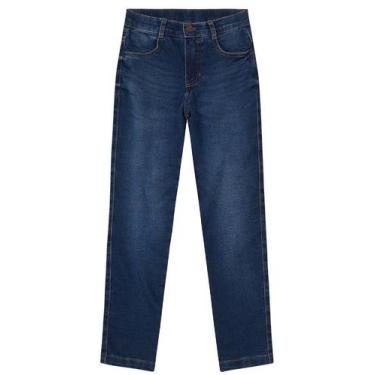 Imagem de Calça infantil menino em jeans Brandili, Azul, 16-INATIVO