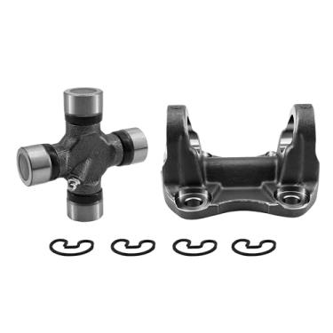 Imagem de GLOCRORET 1330 Series Flange Yoke 2-2-01904 e 5-213X U Joint Kit adequado para Toyota Tacoma Hilux 2005-2015, Substituir # 2-2-01904 5001904 5019389