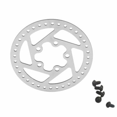 Imagem de Chiffonade Rotor de freio a disco de aço inoxidável de 110 mm - Disco de freio de substituição de 5 parafusos para trotinetes elétricas GOTRAX e M365