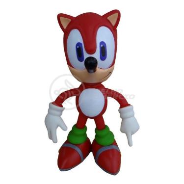 Imagem de Boneco Action Figure Vermelho 23Cm Sonic