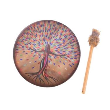 Imagem de YIJU Tambor Xamânico - Instrumento Musical para Iniciantes - Decorativo, Único e Criativo, Deusa Da Vida