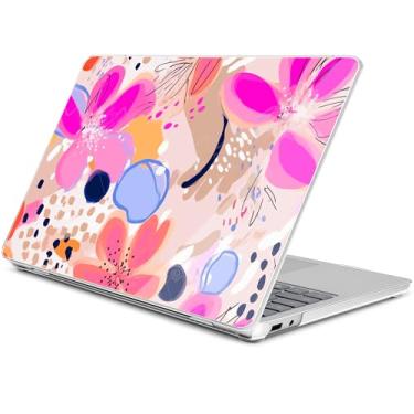Imagem de Batianda Capa para Microsoft Surface Laptop de 13 polegadas Copilot+ PC 2025 (modelo mais recente), padrões artísticos, ultrafina, leve, resistente a arranhões, capa rígida com proteção profissional
