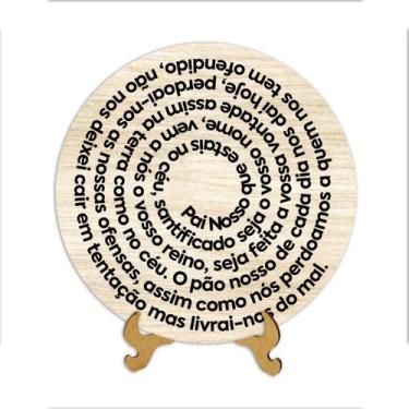 Imagem de Placas Religiosas com apoio de mesa Menino Jesus Sagrada Família Nossa
