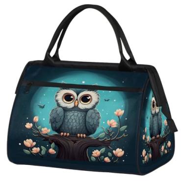 Imagem de Bolsa pequena para o fim de semana, feminina, masculina, rosa, vermelha, dobrável, bolsa esportiva leve para academia, Cor: 8, 15.2*8.3*11.6 inch, Moderno