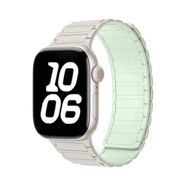 Imagem de Pulseira Magnética De Silicone Para Apple Watch 44mm 40mm 49mm 45mm 41