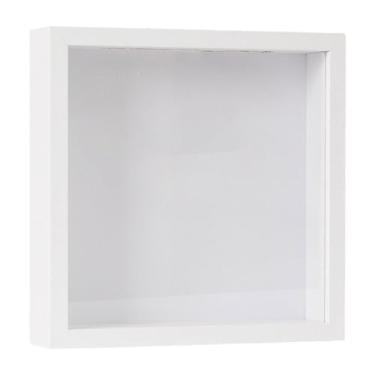 Imagem de Bothyi Caixa de exibição elegante para fotos, lembranças e objetos pessoais, com abertura superior, ideal para exibir pins, ingressos e selos. Decoração para, 15x15cm