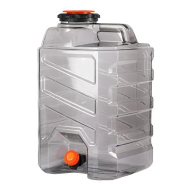 Imagem de rockible Camping Water Container Tanque de água Transferida de vazamento com jarro de para busca de para churrasqueiro Atividades ao ar, 24 L