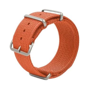 Imagem de Pulseira De Relógio De Nylon Marrom Verde Preto Militar Esportiva Casu