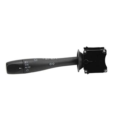 Imagem de Interruptor de seta/pisca-alça com luz indicadora de direção, instalação simples, ABS, código 20940369, compatível com Saturn Aura 2007-2009.
