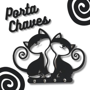 Imagem de Porta Chave De Parede - Gatinhos - Linha Pet - Nybc