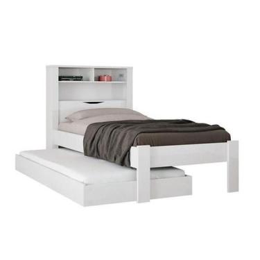 Imagem de Bicama solteiro santos andira invicta branco - Santos Andirá