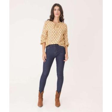 Imagem de Calça Jeans Skinny Feminina Biotipo-95018, 38, Jeans azul