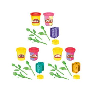 Imagem de Kit Massinha Play-Doh Pequenas Rosas Hasbro 
