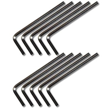 Imagem de Kit 10 Chave Tensor Allen 4Mm Cromada Deval