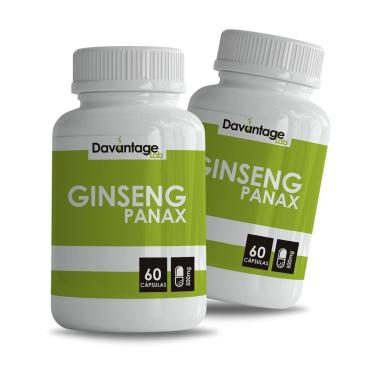 Imagem de Kit 2x Ginseng 500mg Alta Performance Panax Coreano-Unissex