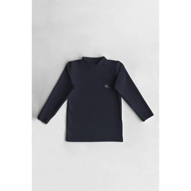 Imagem de Camiseta Térmica Infantil Peluciada Preto-Unissex